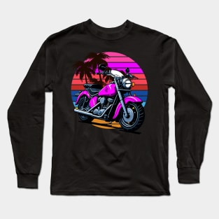 retro motorcycle Long Sleeve T-Shirt